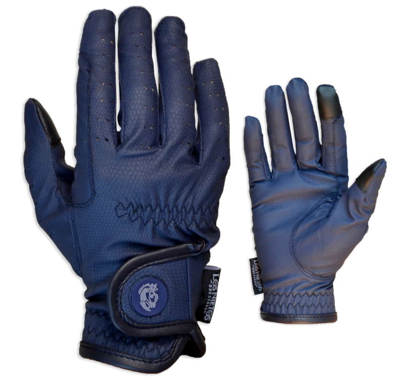 Guantes de equitación Serino 'Los Nietos Dressage' | Azul