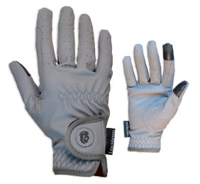 Guantes de equitación Serino 'Los Nietos Dressage' | Gris