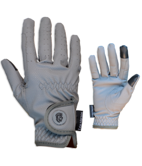 Guantes de equitación Serino 'Los Nietos Dressage' | Gris