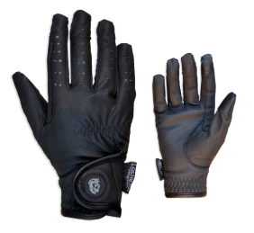 Guantes de equitación Serino 'Los Nietos Dressage' | Negro