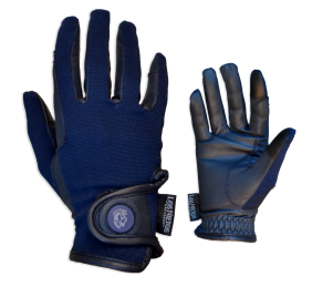 Guantes de equitación Confort 'Los Nietos Dressage' | Azul