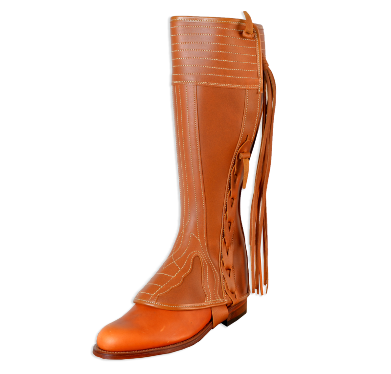 Polaina Serraje modelo Rocío 0220 | Natural