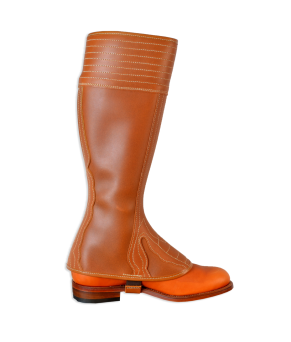 Polaina Serraje modelo Rocío 0220 | Natural