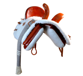 Silla vaquera amazonas de fibra Los Nietos modelo Ana | Color avellana