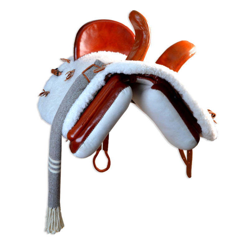 Silla vaquera amazonas de fibra Los Nietos modelo Ana | Color avellana