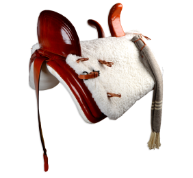 Silla vaquera amazonas de fibra Los Nietos modelo Ana | Color avellana