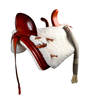 Silla vaquera amazonas de fibra Los Nietos modelo Ana | Color avellana