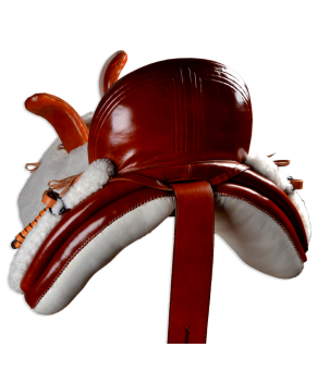 Silla vaquera amazonas de fibra Los Nietos modelo Ana | Color avellana