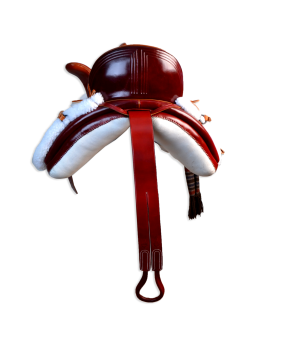 Silla vaquera amazonas de fibra Los Nietos modelo Ana | Color cereza