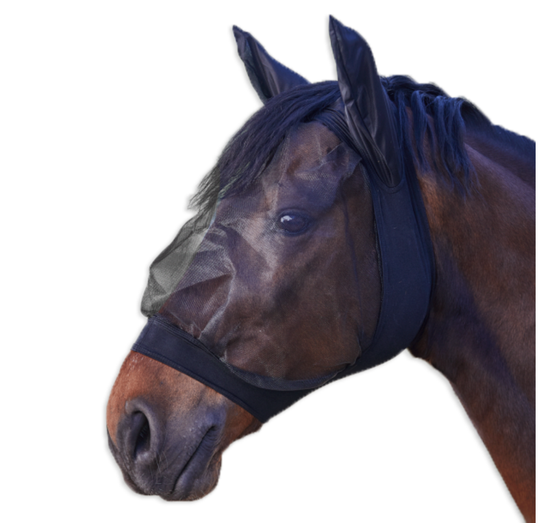 Máscara antimoscas para caballo Skinny