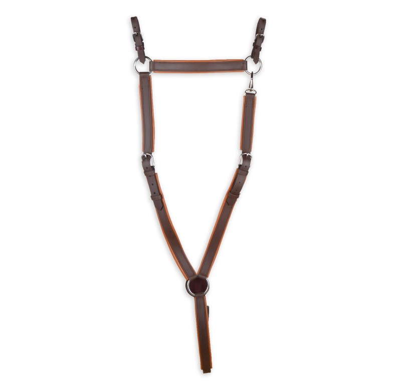 Pechopetral Biothane 'Los Nietos Dressage' | Marrón y avellana