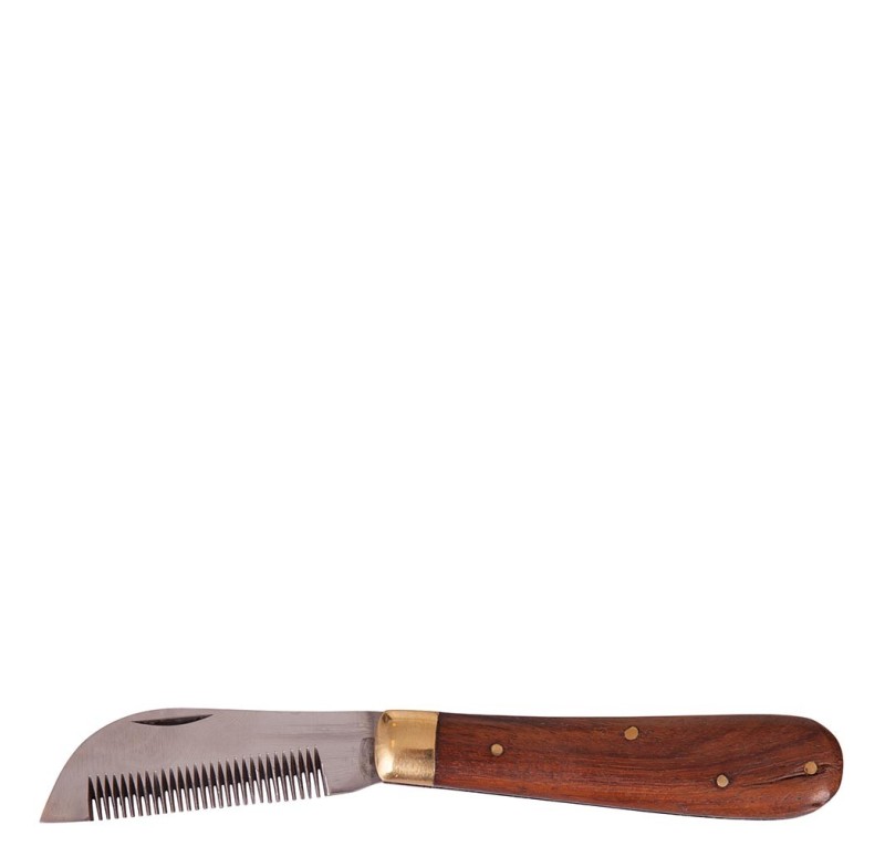 Navaja plegable para entresacar