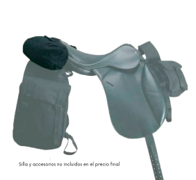 Alforja de nylon Zaldi grupera negro 41191