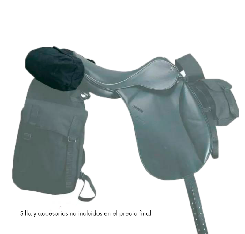 Alforja de nylon Zaldi grupera negro 41191