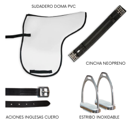 Pack Silla Inglesa Doma 'Londres' Completa| Negro