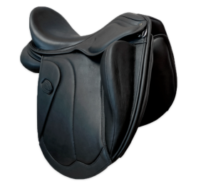 Pack silla de montar inglesa doma | Modelo 'Castel' | Negro