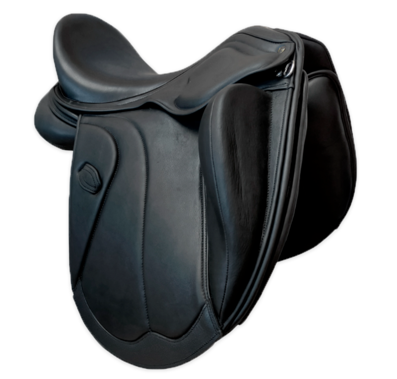 Pack silla de montar inglesa doma | Modelo 'Castel' | Negro