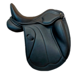 Pack silla de montar inglesa doma | Modelo 'Castel' | Negro