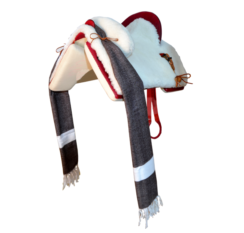 Silla de montar vaquera mixta 'Tauro' | Cereza