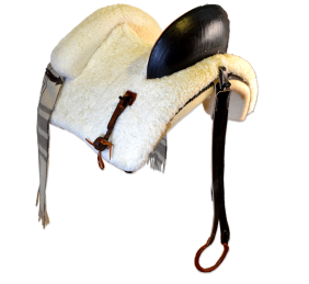 Silla de montar vaquera mixta 'Tauro' | Negra