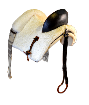 Silla de montar vaquera mixta 'Tauro' | Negra