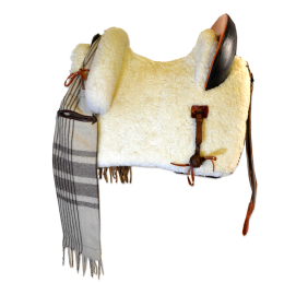 Silla de montar vaquera mixta 'Tauro' | Negra