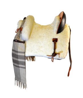 Silla de montar vaquera mixta 'Tauro' | Negra