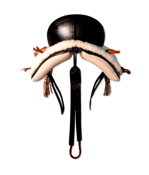 Silla de montar vaquera mixta 'Flamenco' | Negra