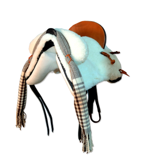 Silla de montar vaquera mixta 'Flamenco' | Negra