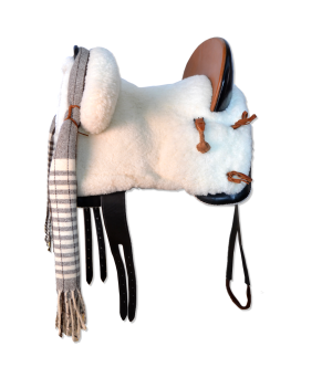 Silla de montar vaquera mixta 'Flamenco' | Negra