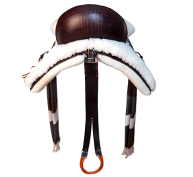 Silla de montar vaquera mixta 'Tauro' | Chocolate