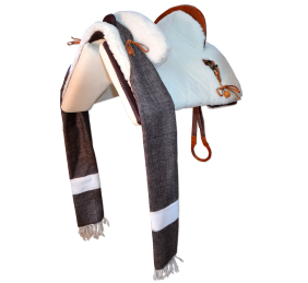 Silla de montar vaquera mixta 'Tauro' | Chocolate