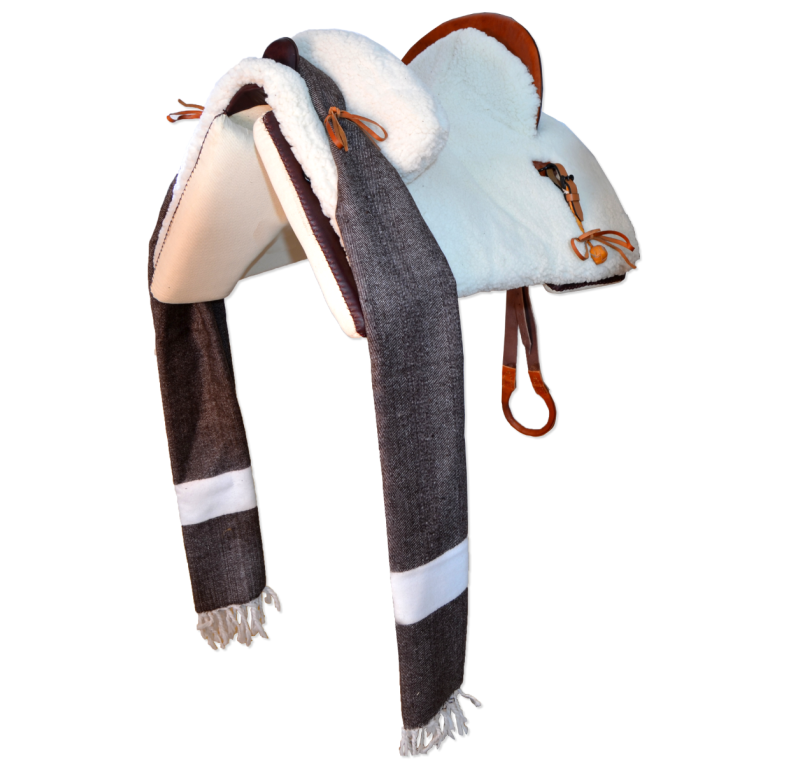 Silla de montar vaquera mixta 'Tauro' | Chocolate