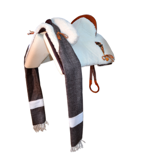 Silla de montar vaquera mixta 'Tauro' | Chocolate