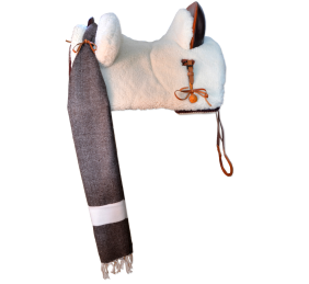 Silla de montar vaquera mixta 'Tauro' | Chocolate