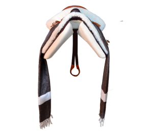 Silla de montar vaquera mixta 'Tauro' | Chocolate