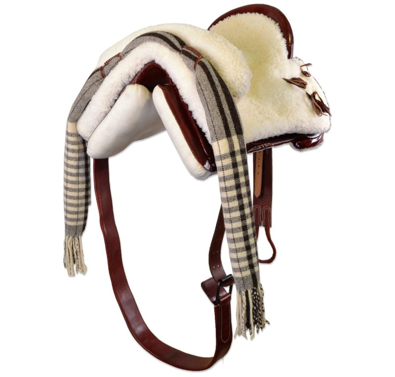 Silla de montar vaquera mixta de fibra de vidrio | Cereza