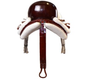 Silla de montar vaquera mixta de fibra de vidrio | Cereza