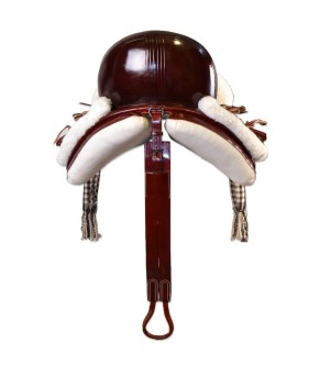 Silla de montar vaquera mixta de fibra de vidrio | Cereza