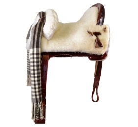 Silla de montar vaquera mixta de fibra de vidrio | Cereza