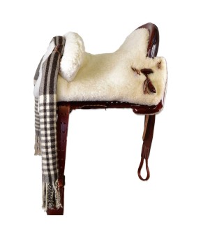 Silla de montar vaquera mixta de fibra de vidrio | Cereza