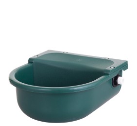 Bebedero para caballos  de PVC Verde