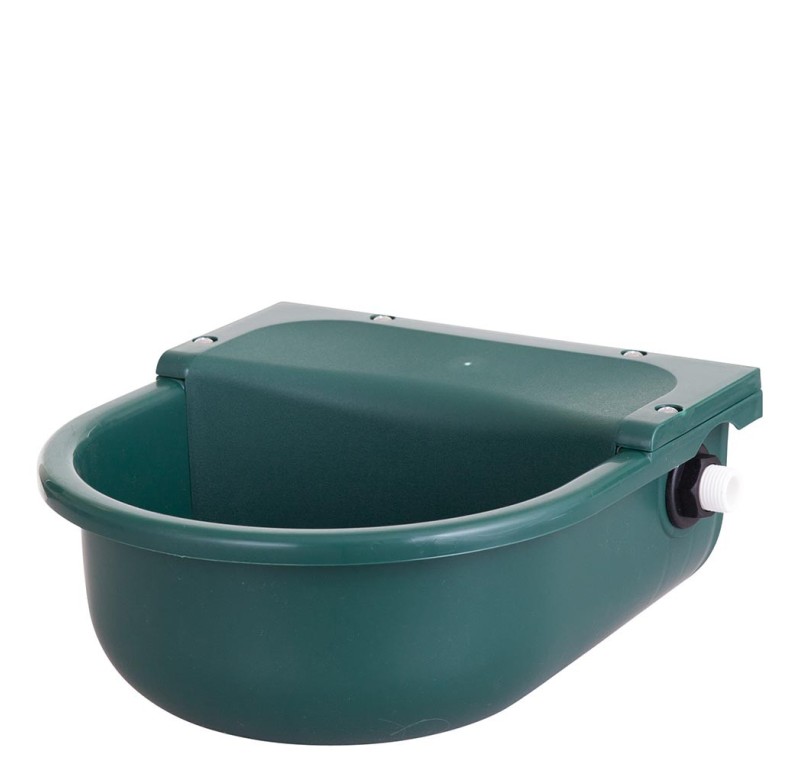 Bebedero para caballos  de PVC Verde