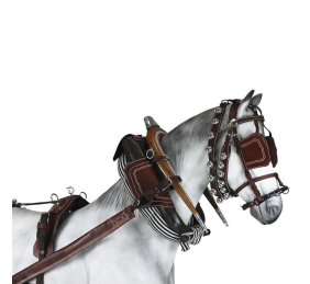 Enganche Calesero Nylon-Cuero