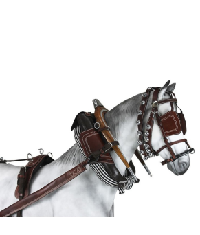 Enganche Calesero Nylon-Cuero