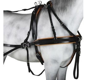 Enganche Pecherín Cuero/Nylon