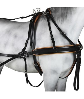 Enganche Pecherín Cuero/Nylon