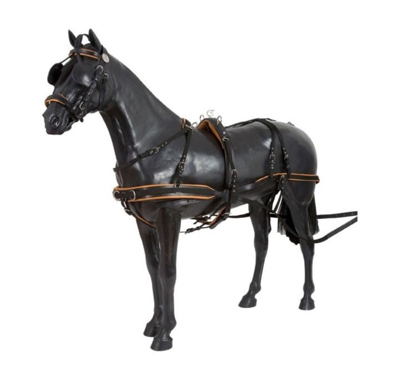 Enganche Pecherín Cuero/Nylon