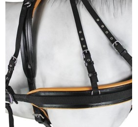 Enganche Pecherín Cuero/Nylon