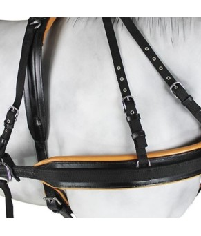 Enganche Pecherín Cuero/Nylon